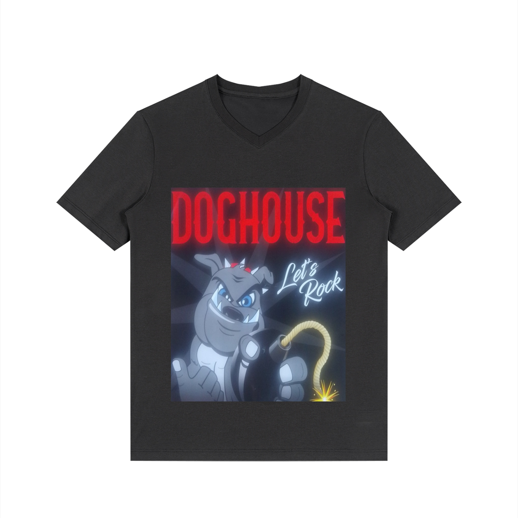 Men's Solid V-Neck T-Shirt